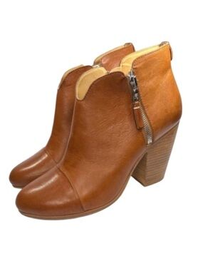 Rag & Bone Tan Leather Ankle Boots | 39.5
